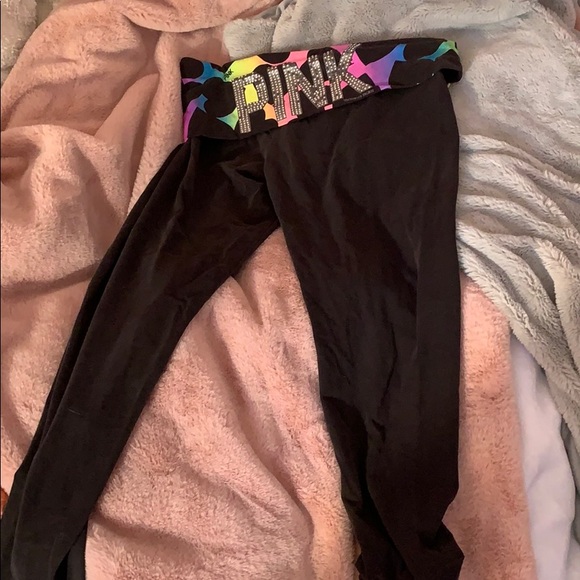 (PINK) yoga pants - Picture 4 of 8